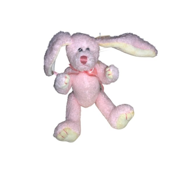 Ty Attic Treasure Strawbunny the Pink Rabbit - Picture 1 of 16